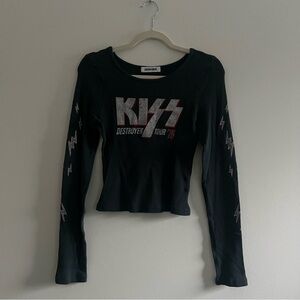 Daydreamer Black KISS Destroyer Tour Long Sleeve Top